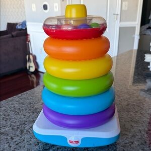 Fisher-Price Rainbow Stacking Rings